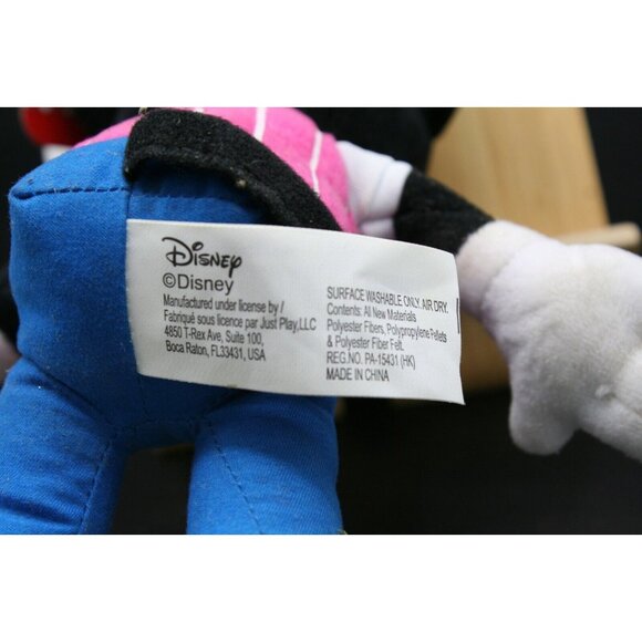 ⚡ Disney Mickey Mouse Valentines Day Plush Pink Heart Vest Small 9" BEANIE ⚡ - Picture 10 of 12